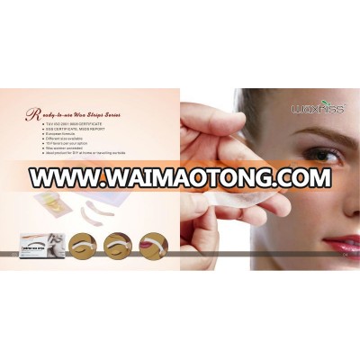 New!! free sample wax strips for eyebrow/eyebrow depilate wax strip/waxing strips for women