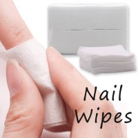 900pcs Lint-free White Nail Cotton Wipes Uv Gel Nail Tips Polish Remover Cleaner Lint Paper Pad Nail Art Cleaning Manicure Tool